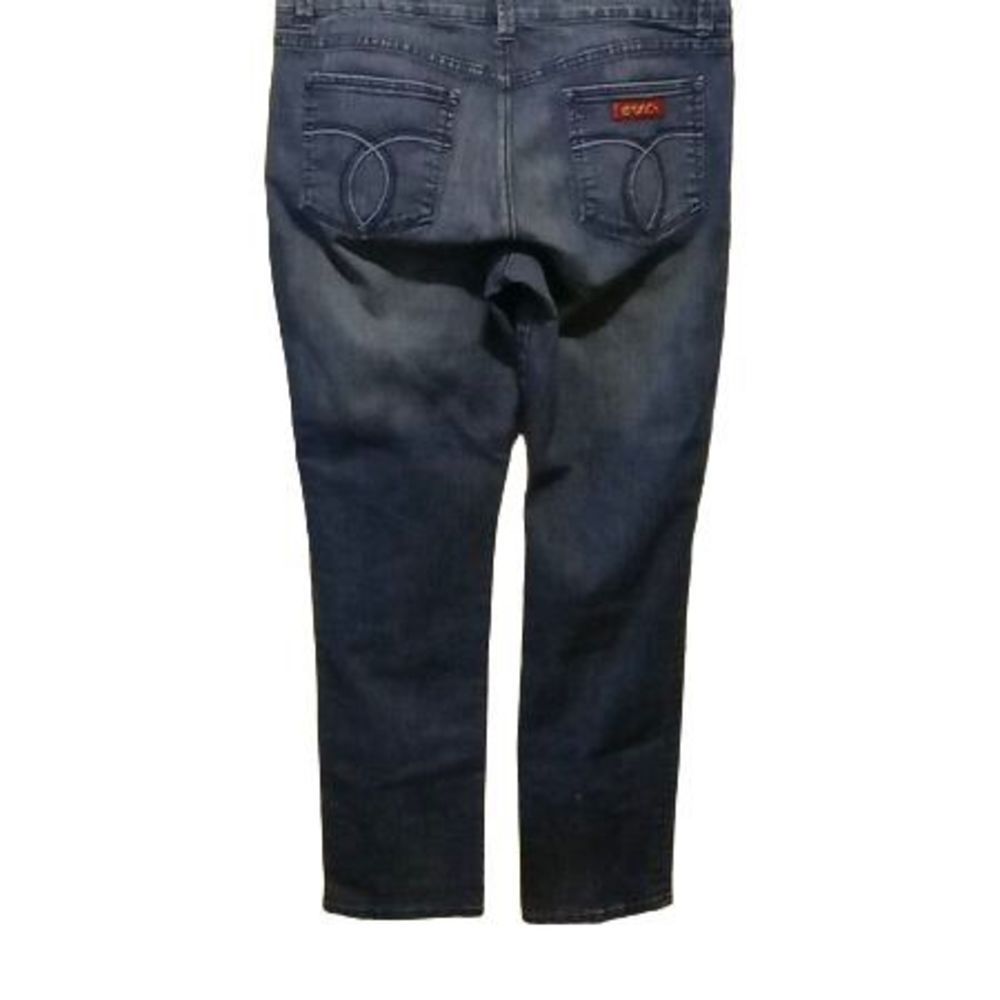 Sasson Ooh La‎ La Straight Leg Hustle Blue Jeans Size 14